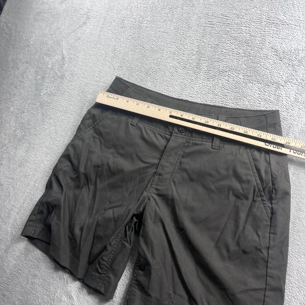 Prana‎ Halle Shorts Womens 6 Charcoal Grey Stretch Hiking Outdoor Cargo
